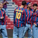 Equipación homenaje a Ronaldinho en 2005