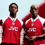 Arsenal equipacion JVC retro