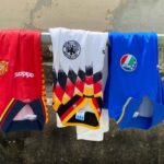 Equipacion de España, Alemania e Italia en los 90s