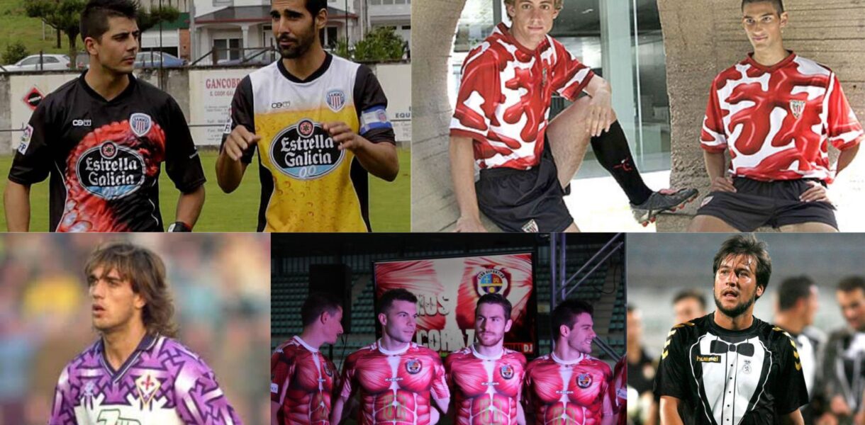 Camisetas de futbol con errores en su fabricación