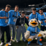 Colaboración del Celta y TheBoys vestida por diferentes influencers en Balaídos