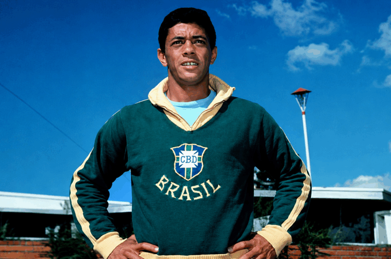 Amarildo Tavares da Silveira vistiendo la colección de brasil sin marca en el mundial del 1970